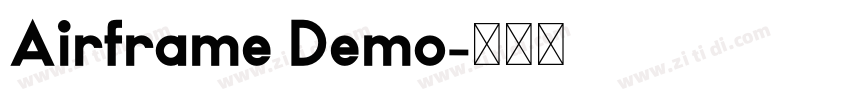 Airframe Demo字体转换